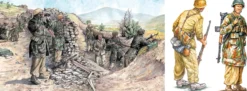 ITALERI 6134 Deutsche Fallschirmjäger Truppe | Militär Bausatz 1:72