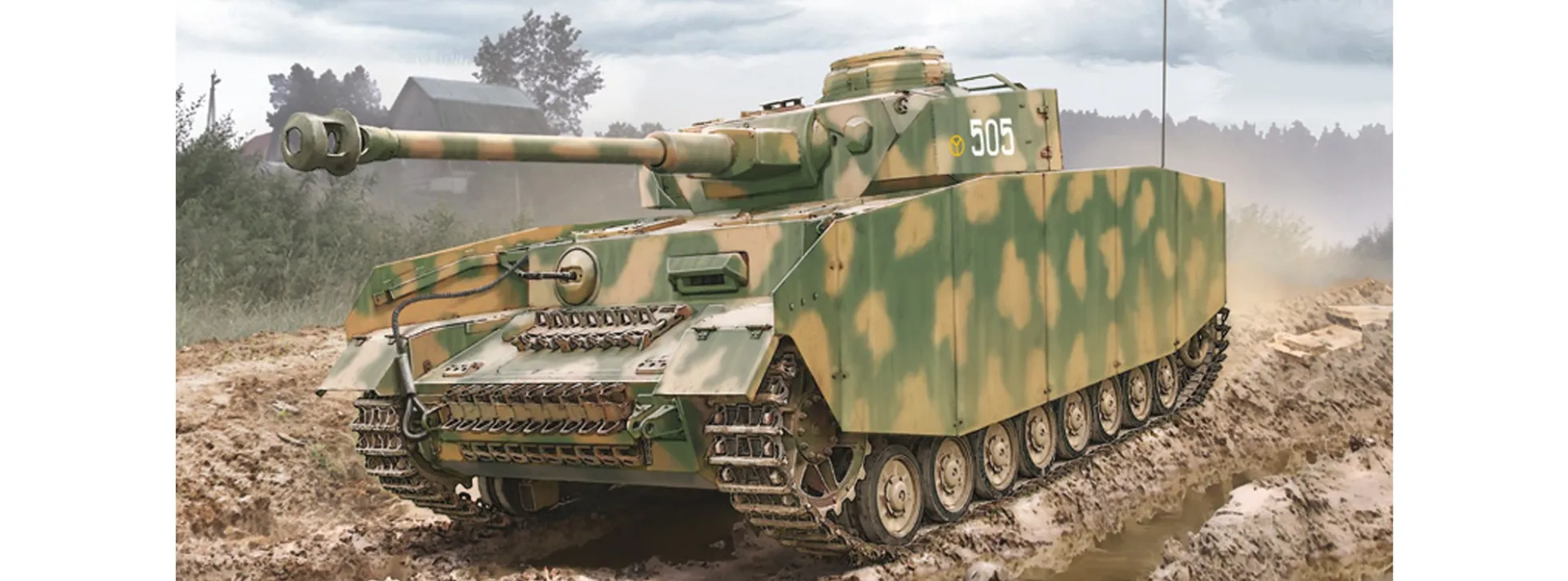 ITALERI 6578 Deutscher Panzer Kpfw. IV KwK 40L/48 | Panzer Bausatz 1:35