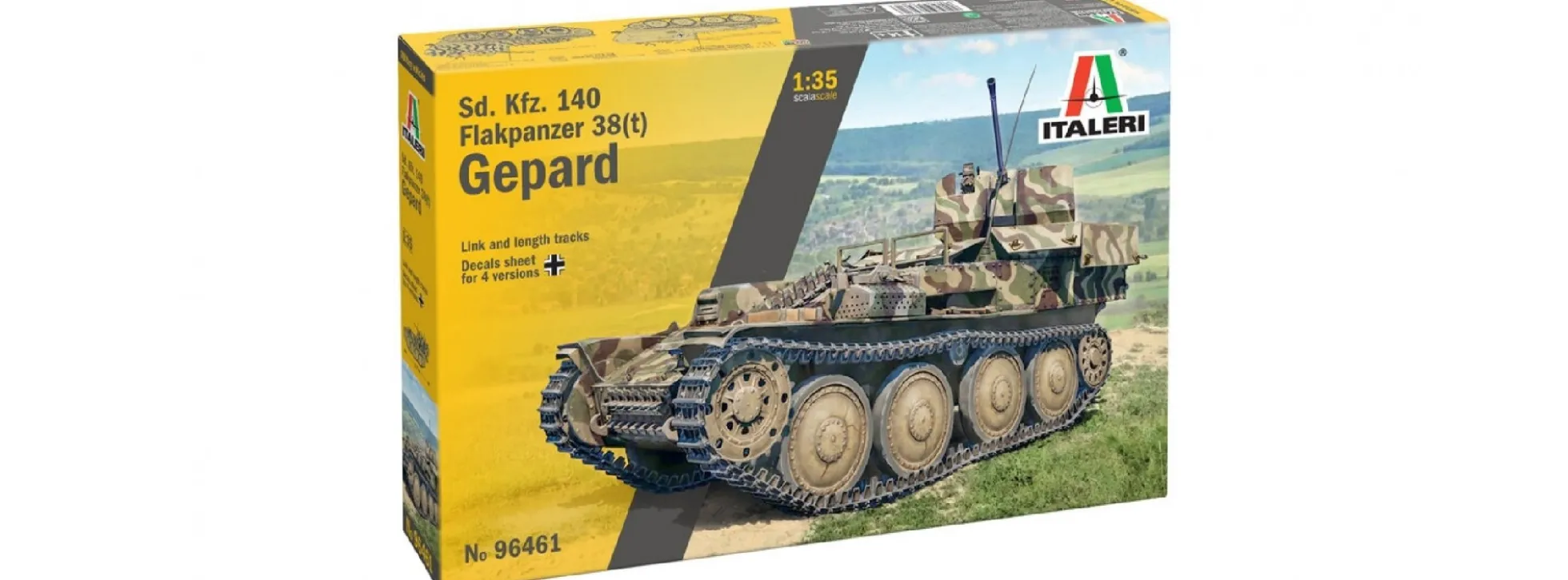 ITALERI 96461 Deutsches Sd. Kfz. 140 Flakpanzer 38 | Panzer Bausatz 1:35