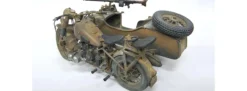 ITALERI 7403 Dt. BMW R75 mit Beiwagen | Militärmotorrad Bausatz 1:9