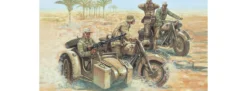 ITALERI 6121 Dt. Motorräder mit Figuren | Militär Bausatz 1:72