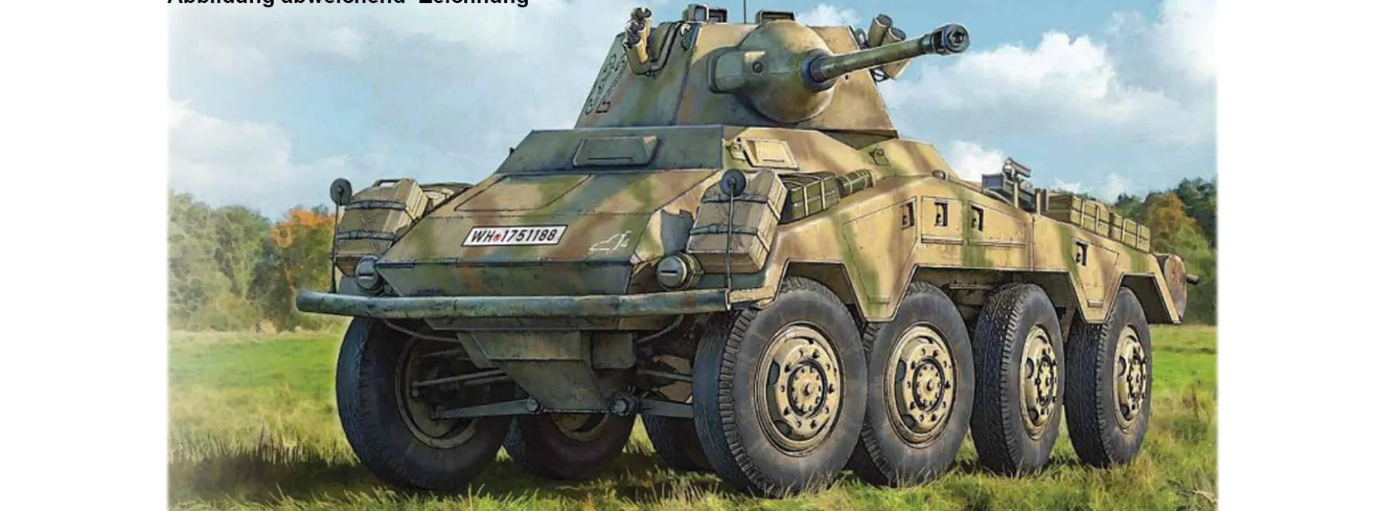 ITALERI 6572 Dt. Sd. Kfz. 234-2 Puma 8-Rad | Militär Bausatz 1:35