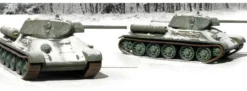 ITALERI 7523 2er-Set T-34/76 m42 | Militär Bausatz 1:72