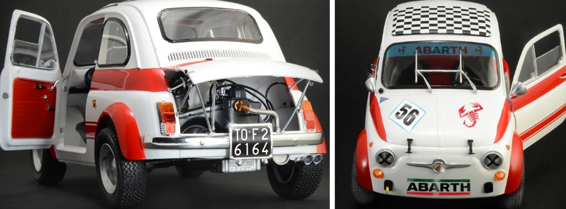 ITALERI 4705 FIAT Abarth 695 SS / Assetto Corsa | Auto Bausatz 1:12