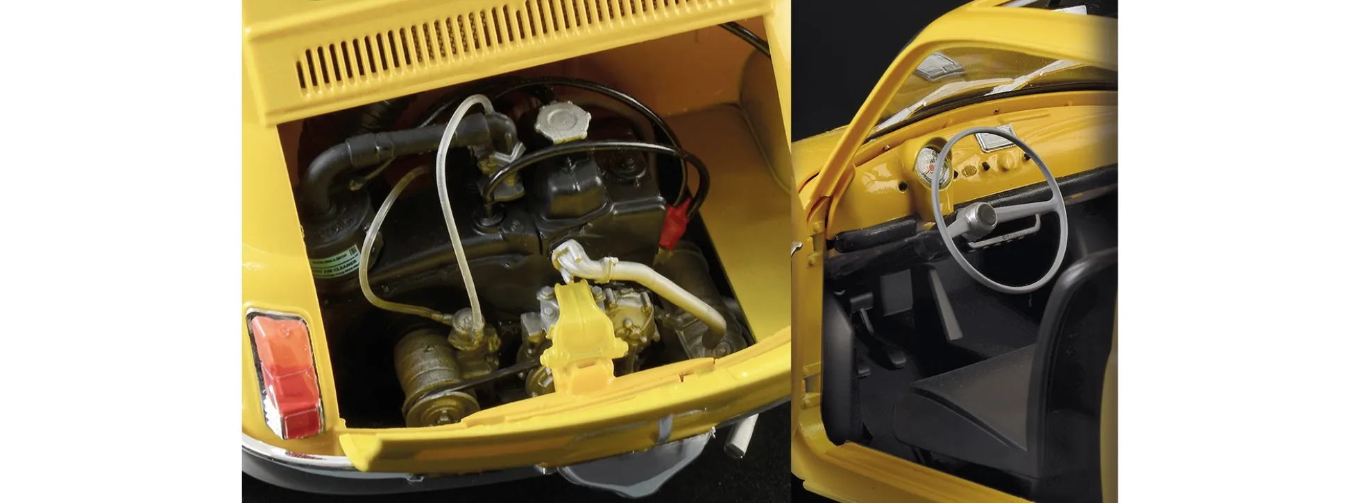 ITALERI 4715 Fiat 500 F Upgraded Edition | Auto Bausatz 1:12