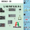 ITALERI 92645 Fiat G.91 R1/R3 Gina | Flugzeug Bausatz 1:48