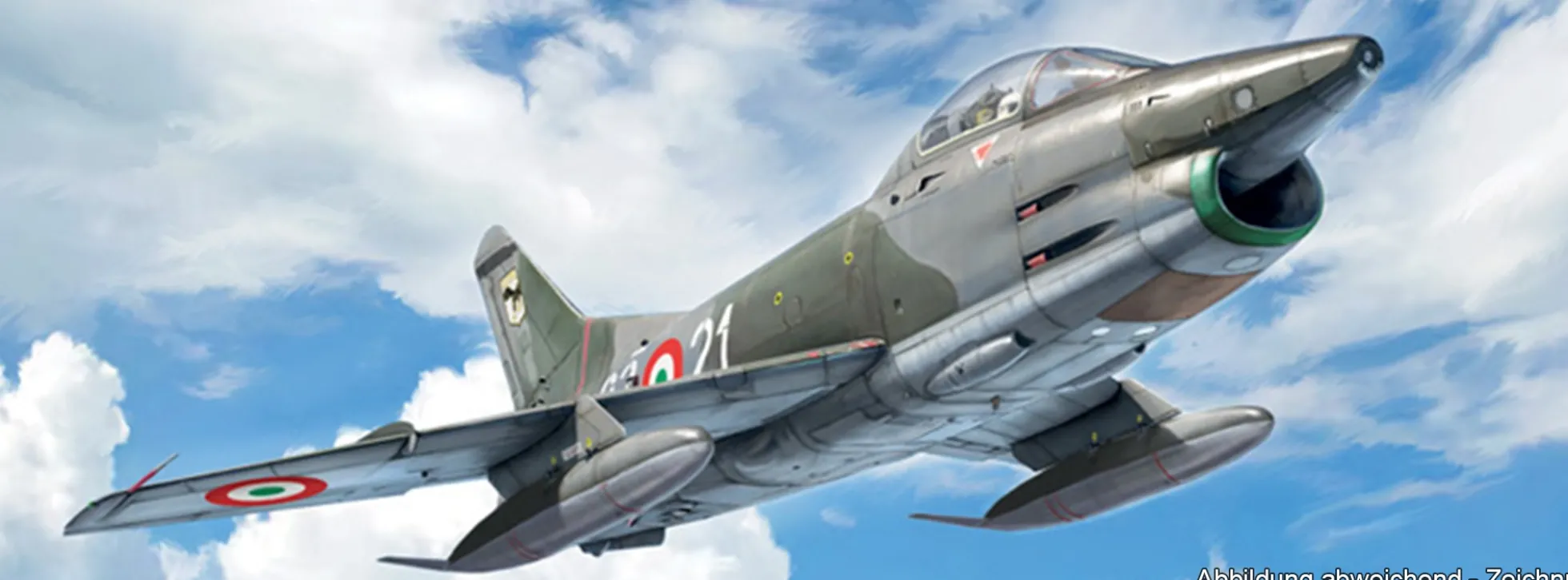 ITALERI 92645 Fiat G.91 R1/R3 Gina | Flugzeug Bausatz 1:48