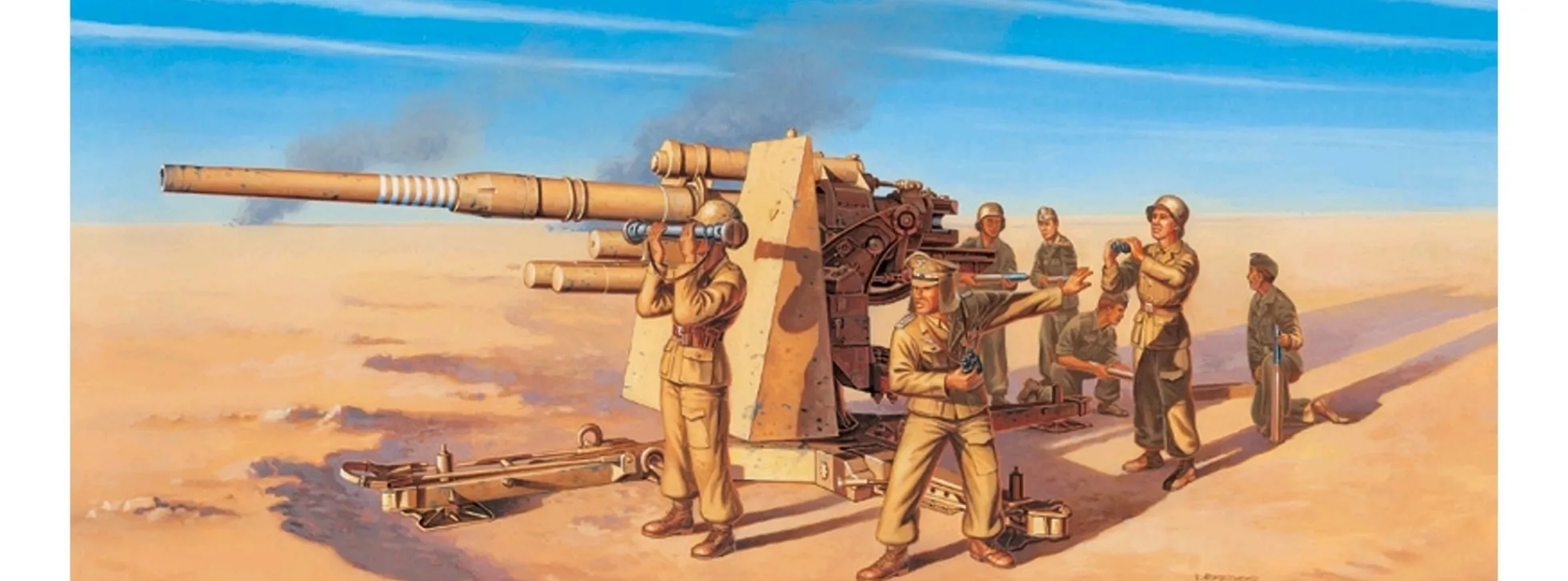 ITALERI 7512 FlaK 37 AA mit Crew | Militär Bausatz 1:72