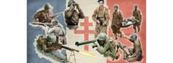 ITALERI 6189 Free French Forces | Figuren Bausatz 1:72