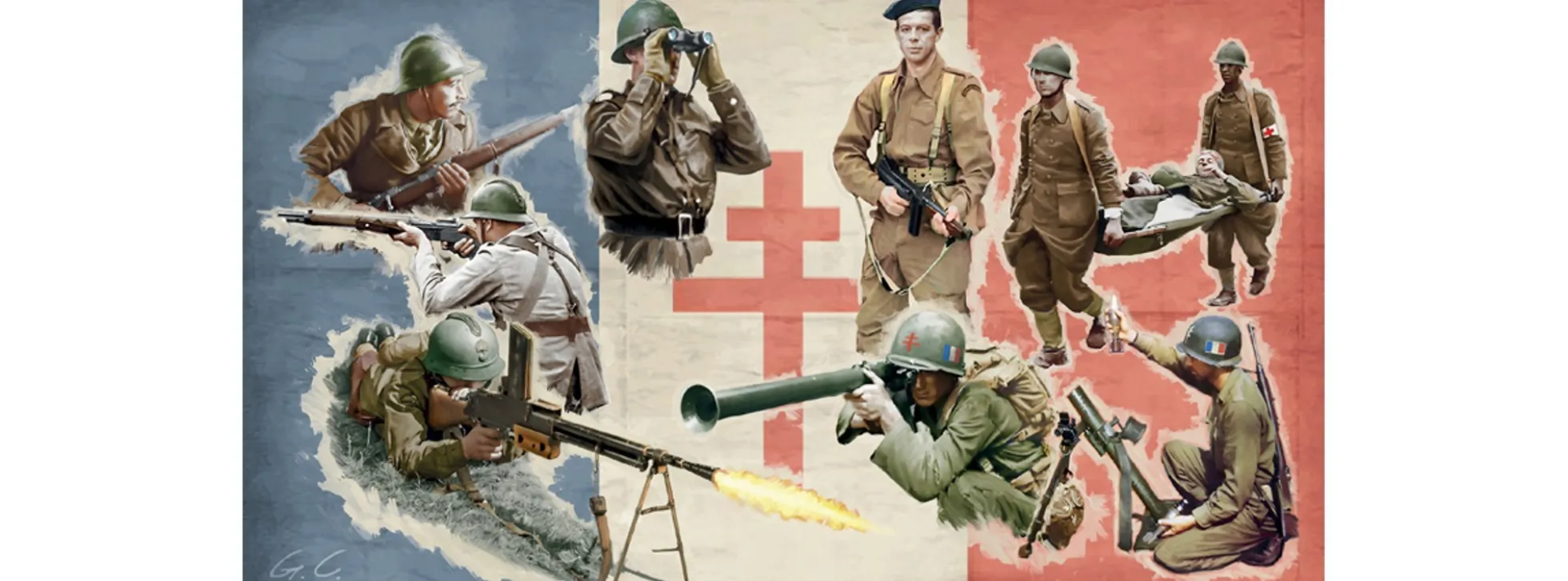 ITALERI 6189 Free French Forces | Figuren Bausatz 1:72