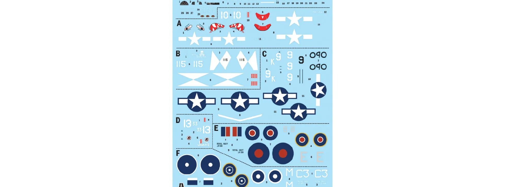 ITALERI 91213 Grumman Hellcat F6F-3/5 | Flugzeug Bausatz 1:72