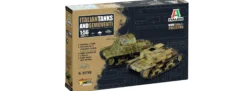ITALERI 25768 Italienischer Panzer + Semoventi | Panzer Bausatz 1:56