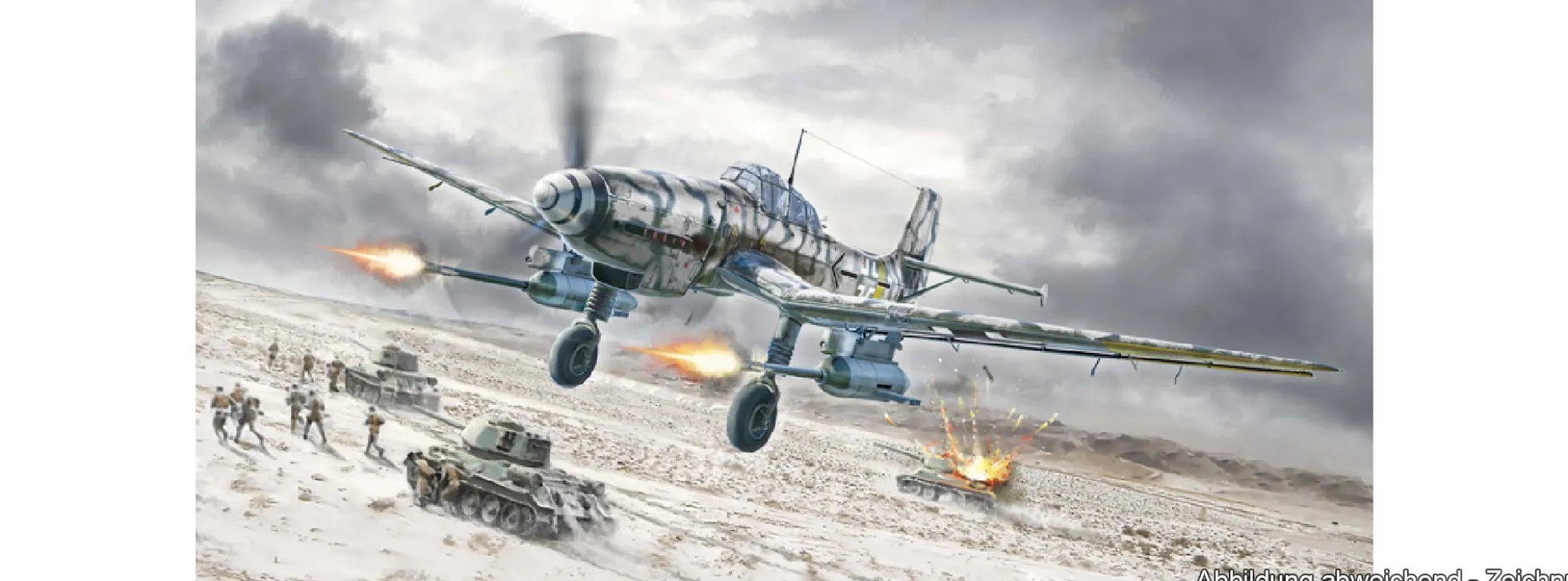ITALERI 1466 Ju-87G-2 Kanonenvogel | Flugzeug Bausatz 1:72