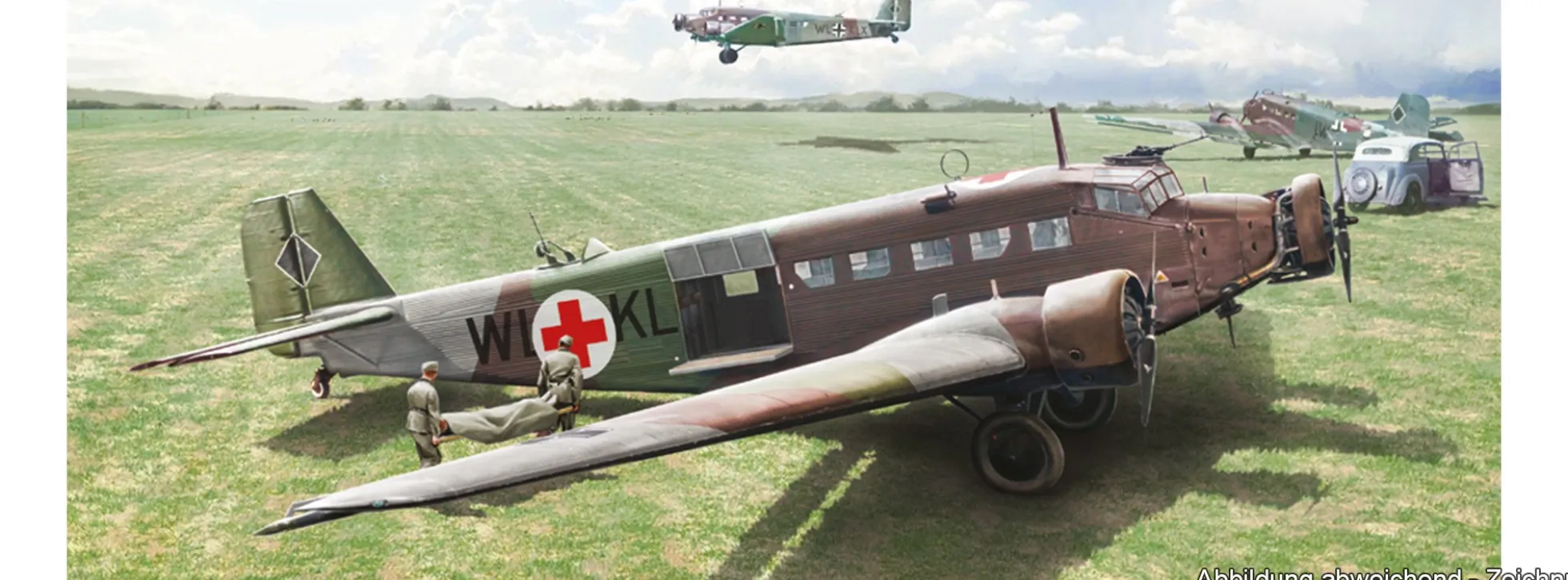 ITALERI 0102 Junker Ju-52/3m | Flugzeug Bausatz 1:72