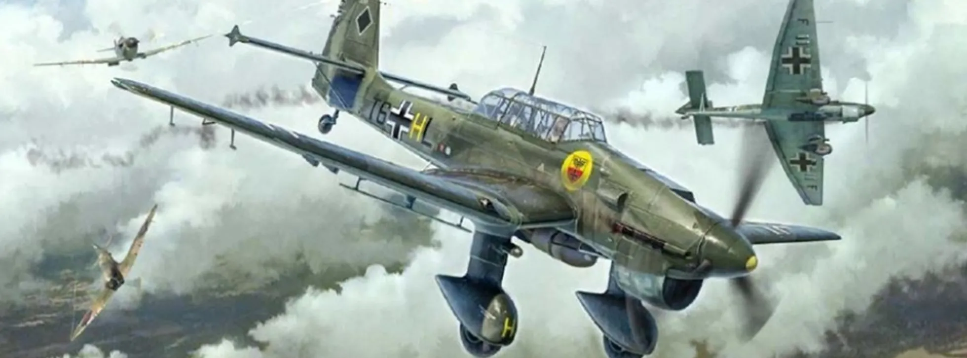 ITALERI 2807 Junkers JU-87B Stuka Bat.o.Brit. | Flugzeug Bausatz 1:48