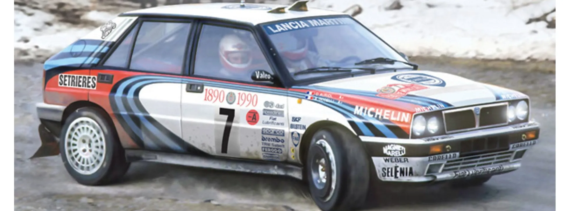 ITALERI 3658 Lancia Delta HF Integrale | Auto Bausatz 1:24