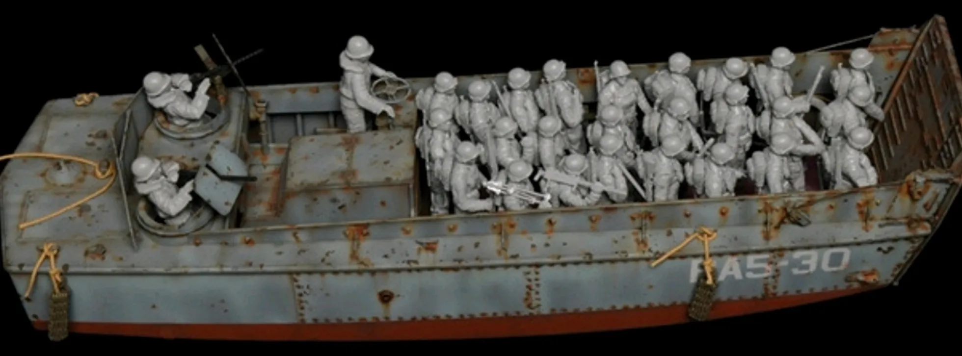 ITALERI 6524 LCVP mit US-Infanterie Militär Bausatz 1:35