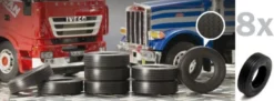 ITALERI 3889 LKW-Reifen 1:24 | 8 Stück