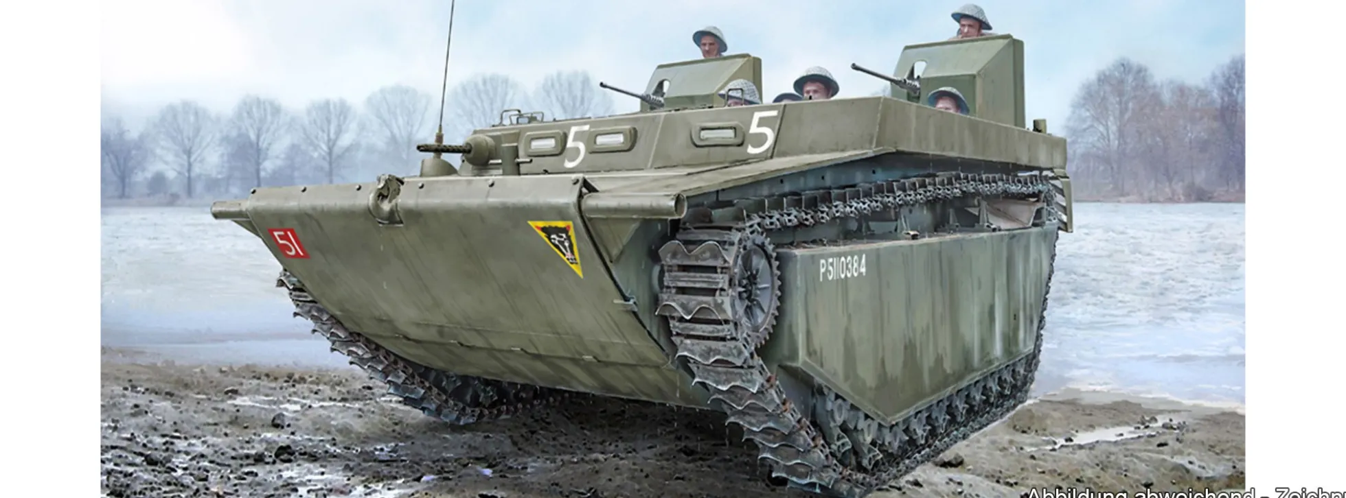 ITALERI 6752 LVT-4 Wasserbüffel ETO | Panzer Bausatz 1:35