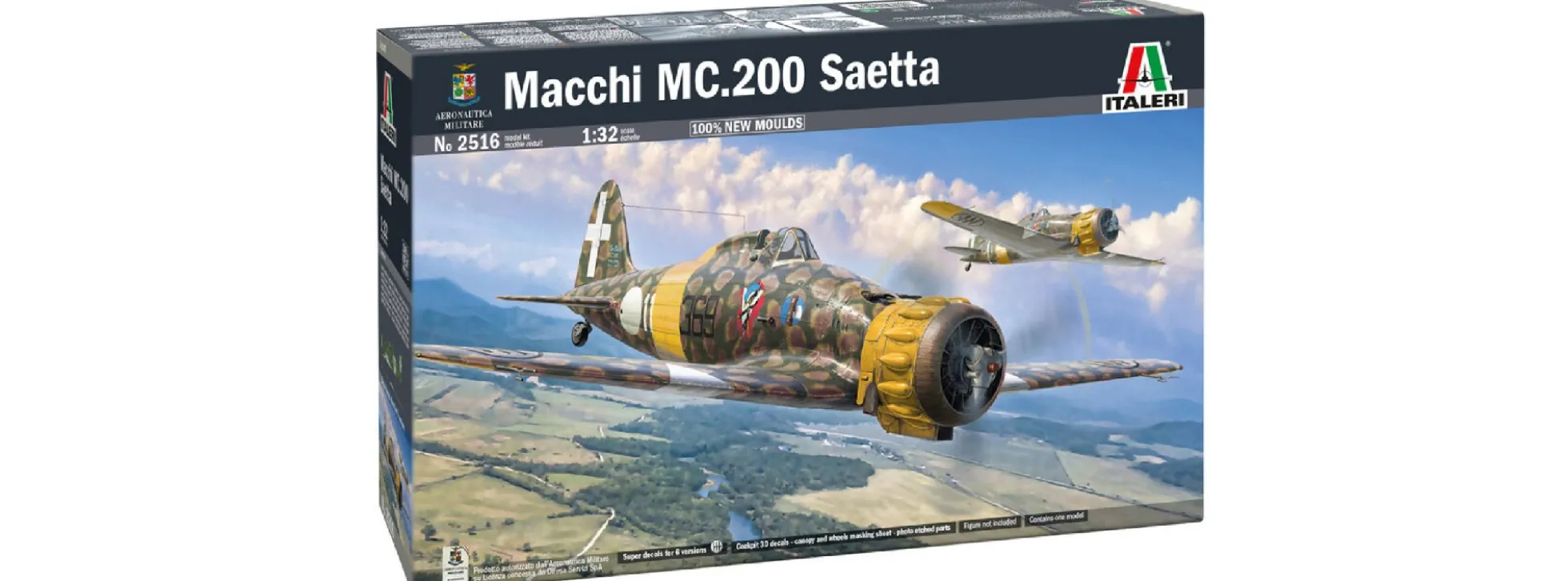 ITALERI 2516 Macchi MC.200 | Flugzeug Bausatz 1:32
