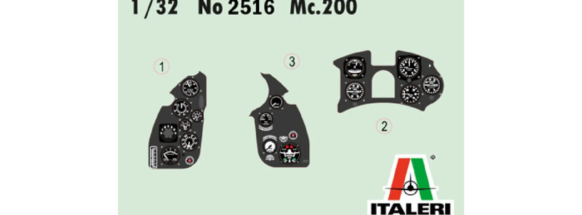 ITALERI 2516 Macchi MC.200 | Flugzeug Bausatz 1:32
