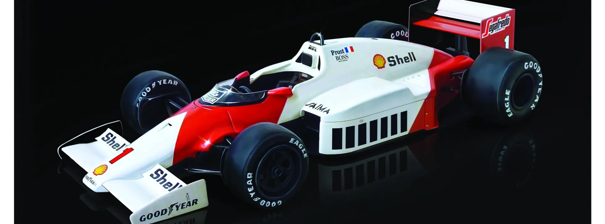 ITALERI 4711 McLaren MP4/2C Rennwagen | Auto Bausatz 1:12