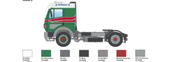 ITALERI 3956 Mercedes-Benz SK1844 LS V8 | LKW-Modell Bausatz 1:24