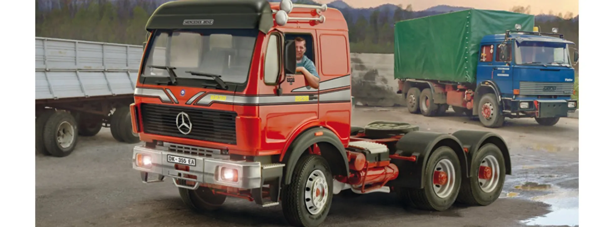 ITALERI 3943 Mercedes-Benz 2238 6x4 | LKW Bausatz 1:24