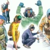 ITALERI 1246 NATO Piloten und Crew Figuren Bausatz 1:72