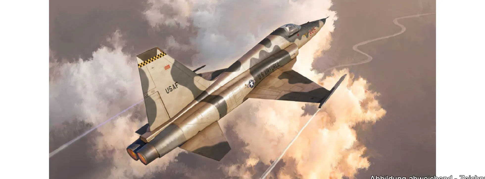ITALERI 2827 Northrop F-5E Tiger II | Flugzeug Bausatz 1:48