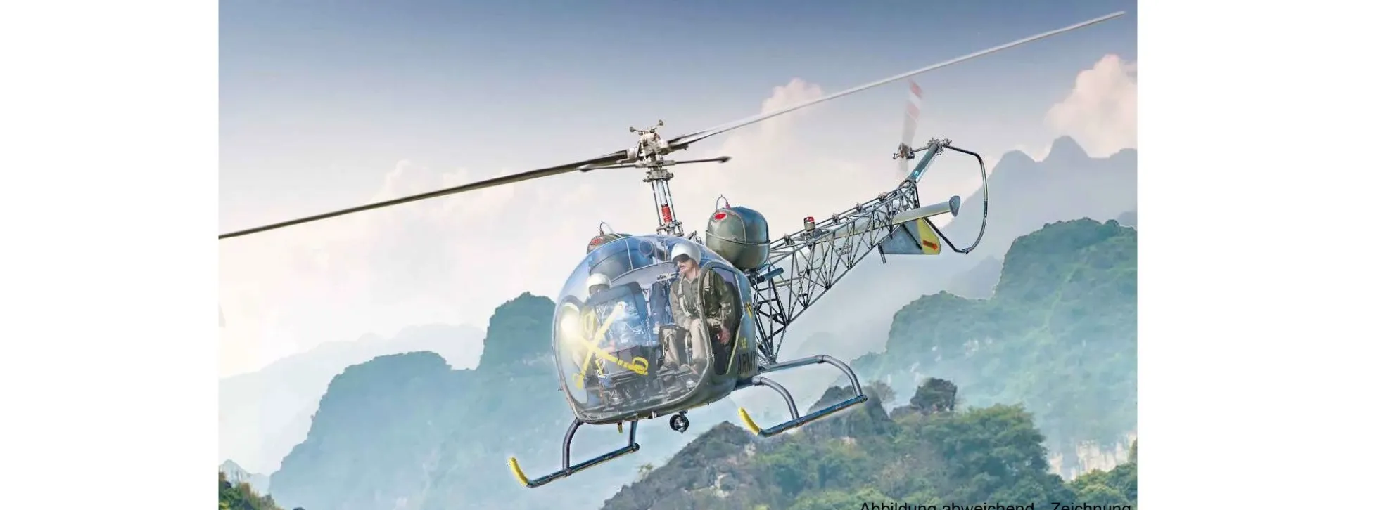 ITALERI 2820 OH-13 Scout Helikopter Koreakrieg | Hubschrauber Bausatz 1:48