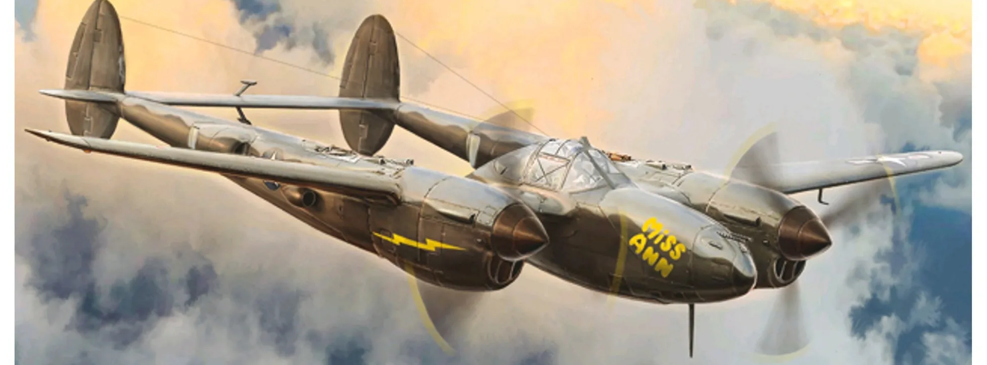 ITALERI 1446 P-38J Lightning | Flugzeug Bausatz 1:72