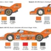 ITALERI 3678 Porsche 956 Jägermeister | Auto Bausatz 1:24