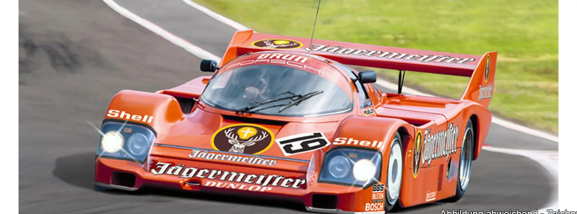 ITALERI 3678 Porsche 956 Jägermeister | Auto Bausatz 1:24