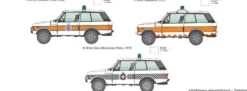 ITALERI 93661 Range Rover Police | Auto Bausatz 1:24