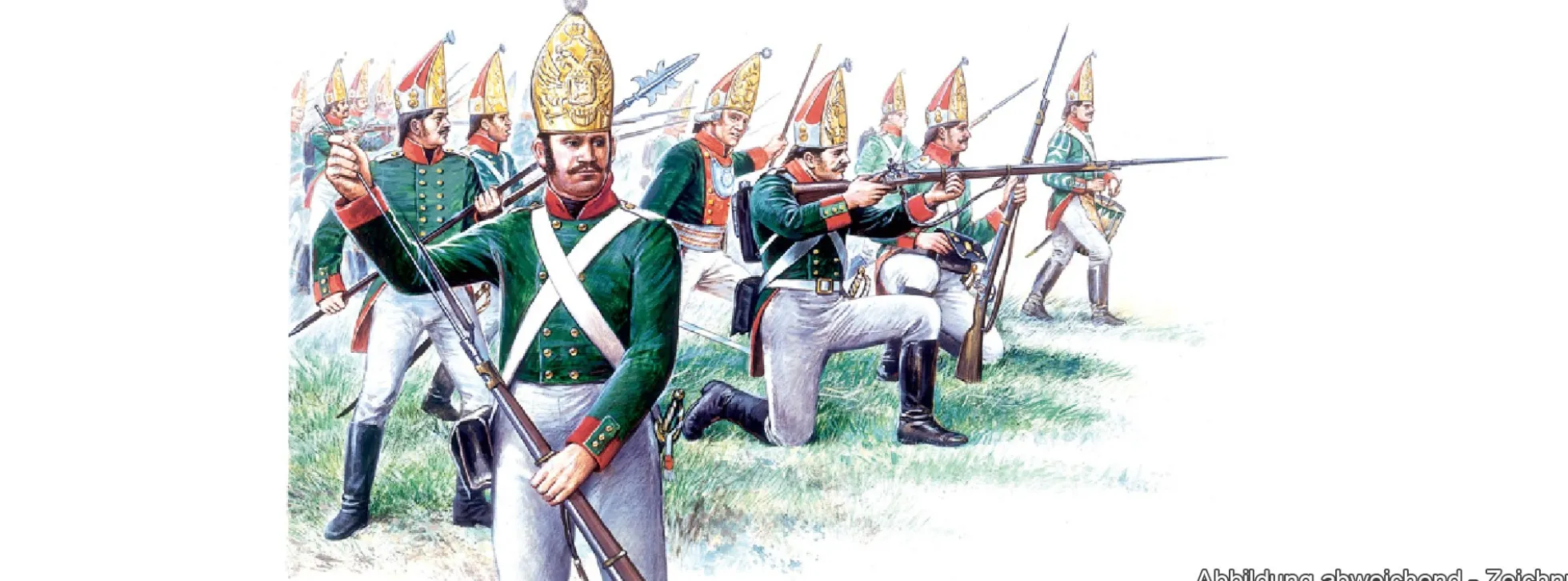 ITALERI 6006 Russische Grenadiere Napoleonische Kriege | 50 Stück | Militärfiguren Bausatz 1:72