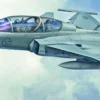 ITALERI 2664 Saab JAS-39D Gripen Doppelsitzer | Flugzeug Bausatz 1:48