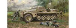 ITALERI 6561 SdKfz 10 Demag D7 mit Fallschirmjägern | Militär Bausatz 1:35