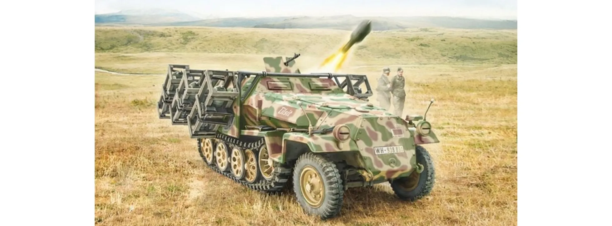 ITALERI 7080 SdKfz251/1 Stuka Zu Fuss | Militär Bausatz 1:72