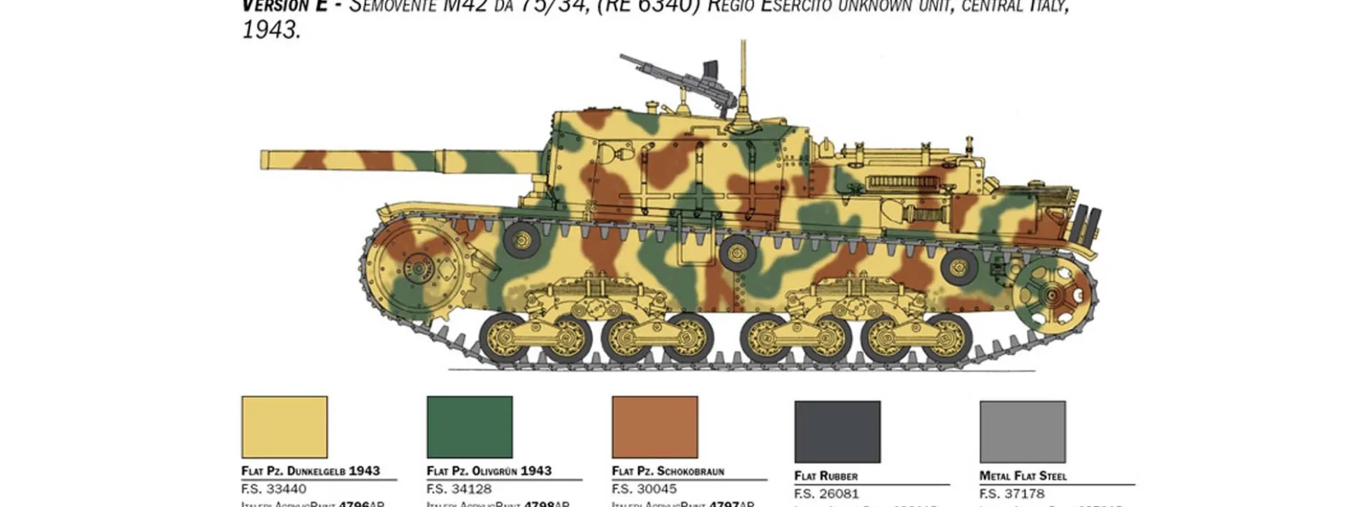 ITALERI 6584 Semovente M42 da 75/34 | Militär Bausatz 1:35