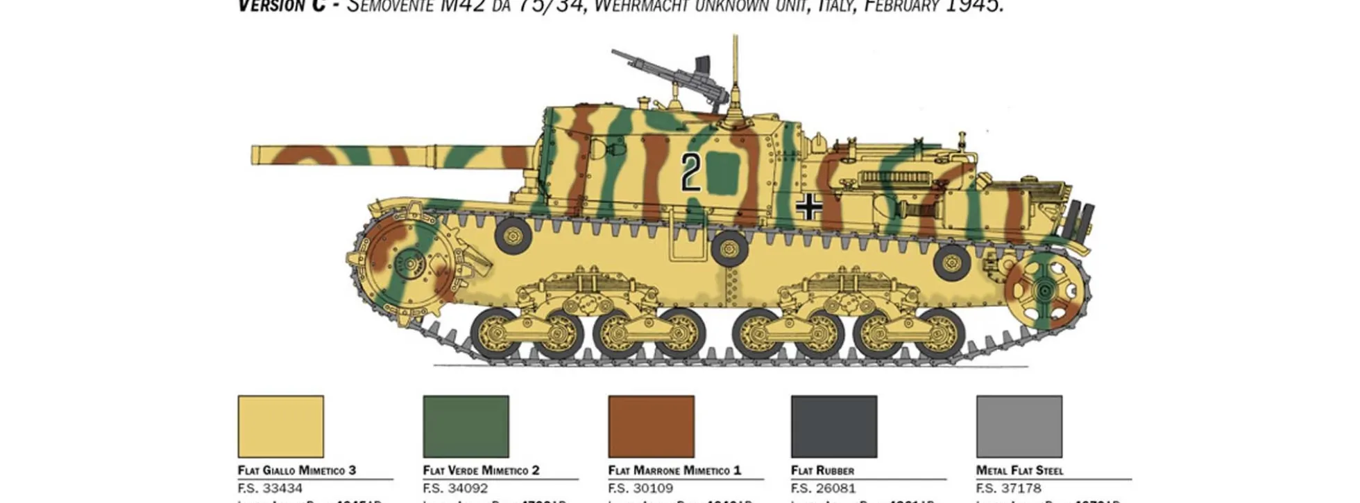 ITALERI 6584 Semovente M42 da 75/34 | Militär Bausatz 1:35