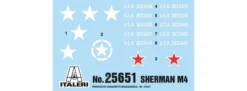 ITALERI 25751 Sherman M4 75 mm | Panzer Bausatz 1:56