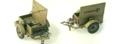 ITALERI 6450 Sonder Anhänger 51 2x | Militär Bausatz 1:35