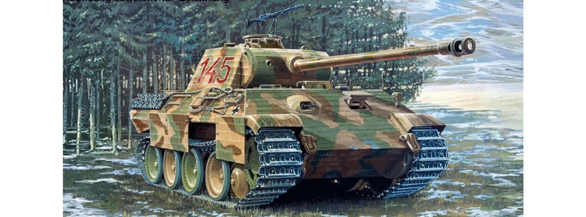 ITALERI 0270 Sonderkraftfahrzeug 171 Panther Ausführung A | Panzer Bausatz 1:35