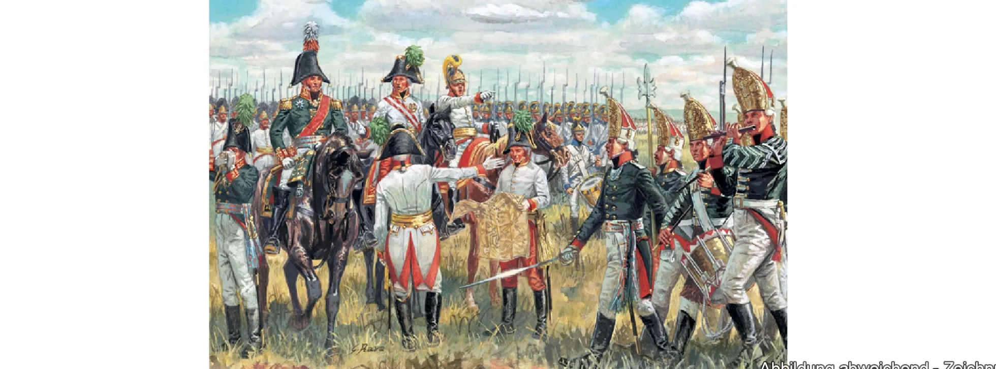 ITALERI 6037 Österreichischer und Russischer Generalstab | 39 Figuren | Militärfiguren Bausatz 1:72