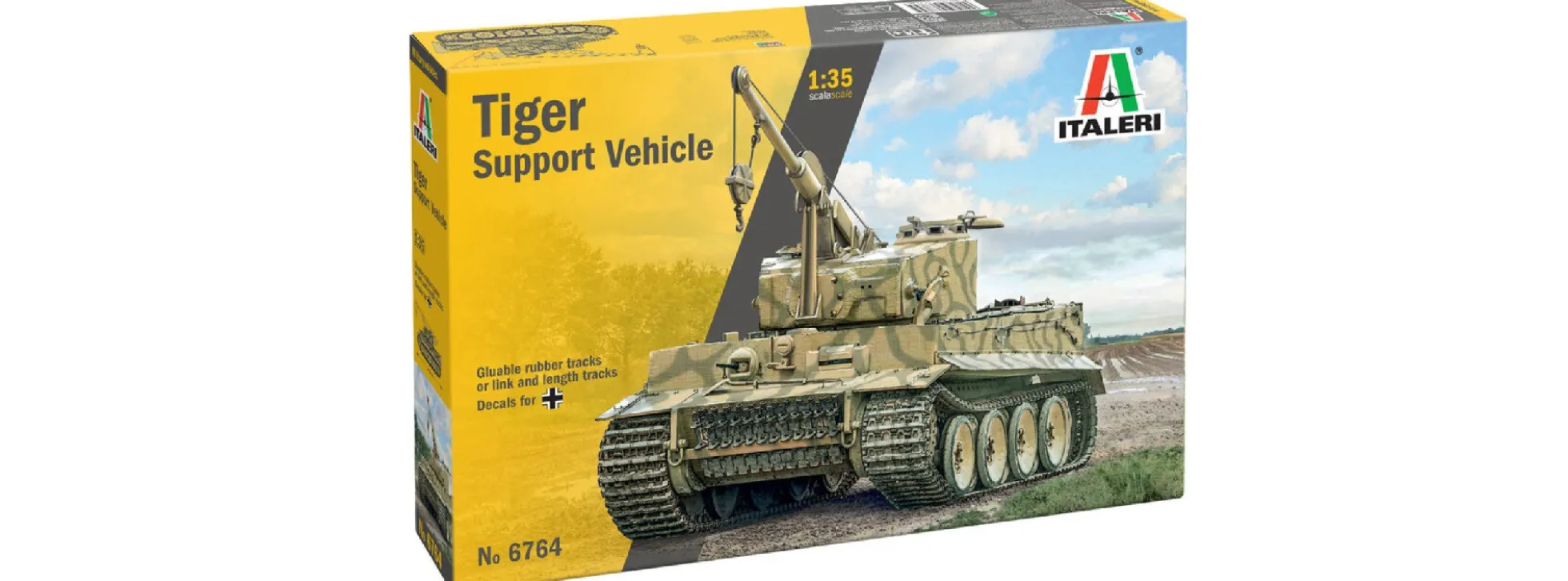 ITALERI 6764 Tiger I Bergetiger | Panzer Bausatz 1:35