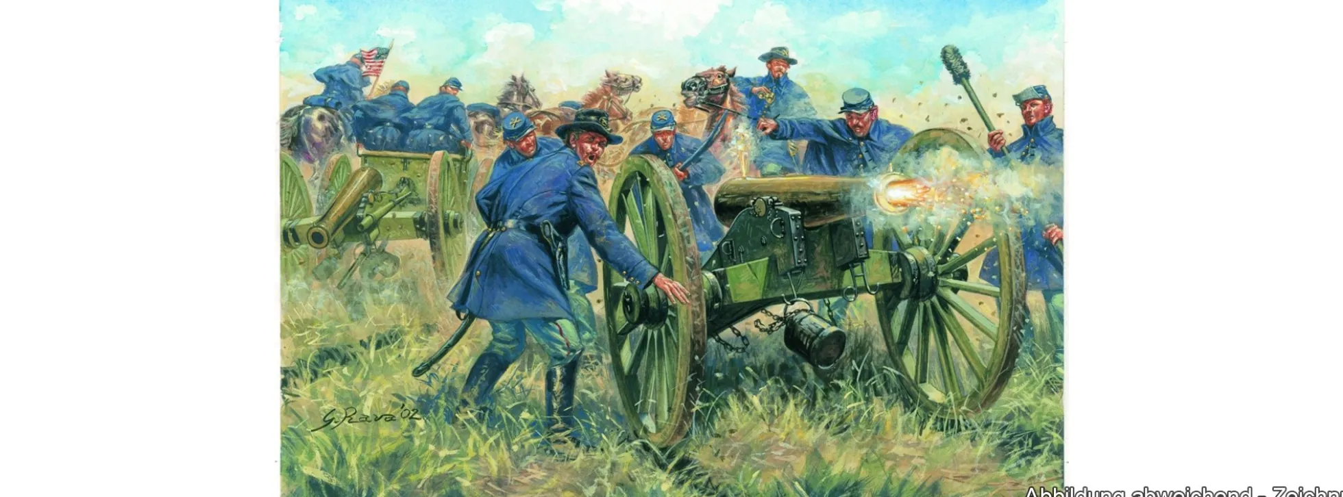 ITALERI 6038 Union Artillerie | Figuren Bausatz 1:72
