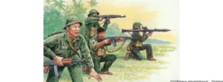 ITALERI 6079 Vietnamkrieg - Vietn.Armee/Vietcong | Militärfiguren Bausatz 1:72