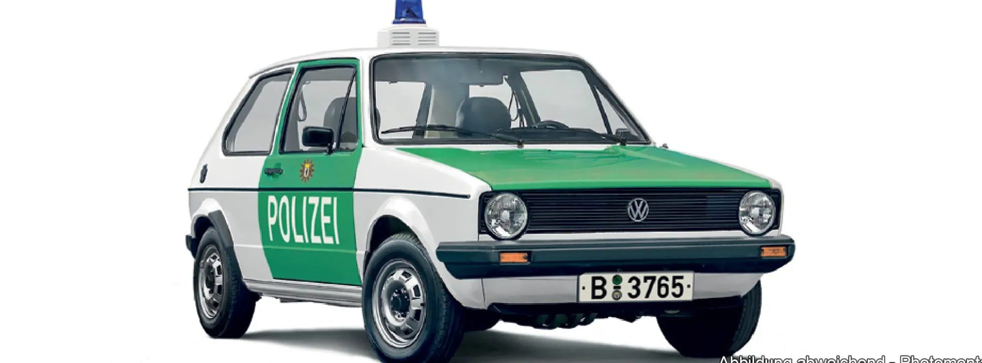 ITALERI 3666 VW Golf 1 Polizei | Auto Bausatz 1:24