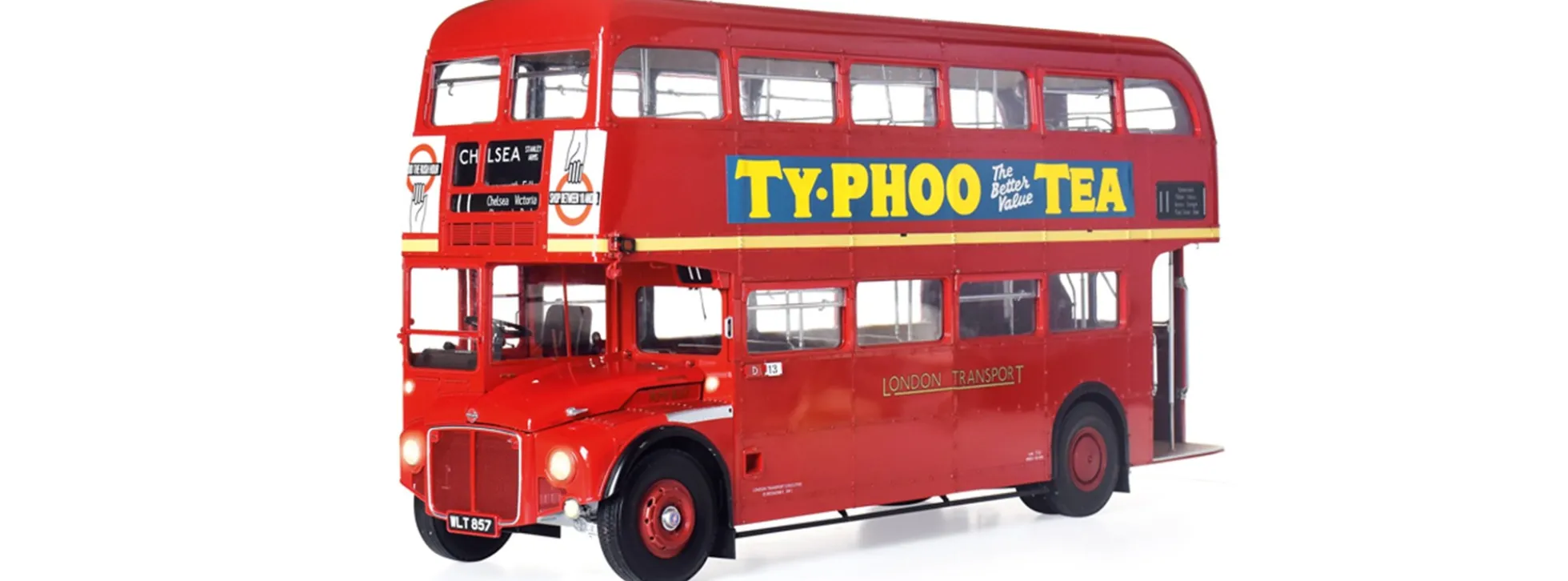 IXO 10124 AEC Routemaster Doppeldecker-Bus 1961 | Premium Bus Bausatz 1:12